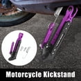 thumbnail image 2 of Caballete Lateral Unique Bargains Estacionamiento Pie Soporte Morado, 2 of 8
