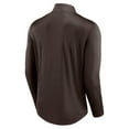 thumbnail image 3 of Men's Fanatics Brown Cleveland Browns Tough Minded Quarter-Zip Top, 3 of 3