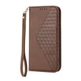 thumbnail image 2 of SaniMore for Samsung Galaxy A13 5G PU Leather Case RFID Blocking, Magnetic Closure Flip Wallet Cover with Wrist Strap Card Slot & Multi-Angle Kickstand All-Inclusive Protective Shell, Brown, 2 of 10