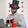 thumbnail image 6 of Wovilon Valentine's Day Love Hat Party Decoration COS Dress Up Hat Festive Decorations Dress Up Party Performance Props, 6 of 6