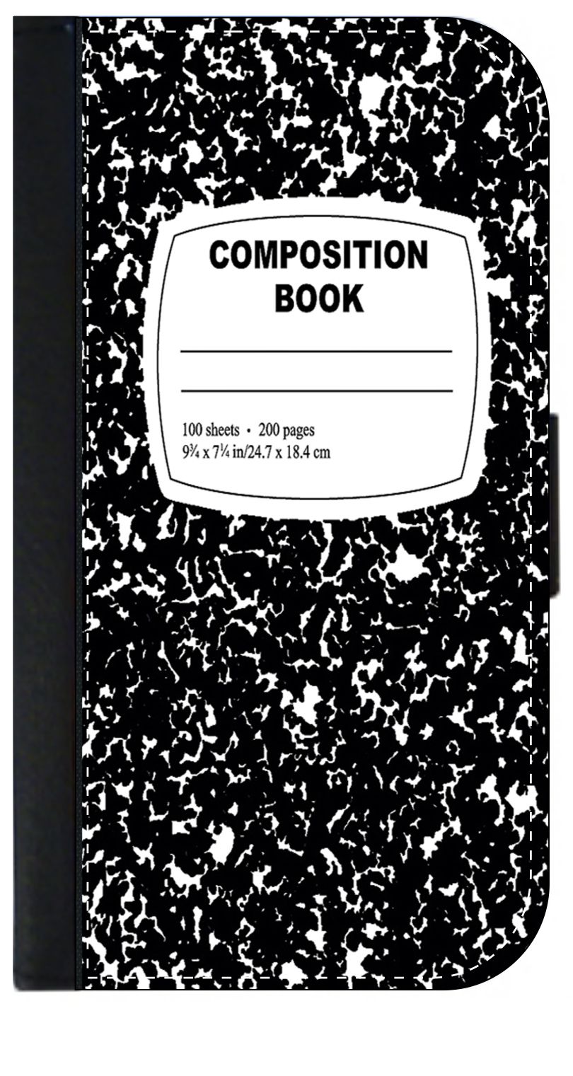 Composition Notebook Phone Case Compatible with the Samsung Galaxy s9