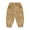 Khaki, variant on traylea Toddler Boys Girls Cotton Joggers Elastic Waisted Sweatpants Baggy Trousers with Pockets
