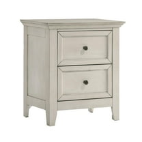 Intercon Furniture San Mateo Youth 2-Drawer Wood Nightstand in White