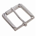 thumbnail image 2 of 1 3/8" (35 mm) Nickle Free Single Prong Square Roller Belt Buckle, 2 of 2