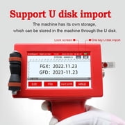 Printer Jet, Mini Portable Printer, 2D Barcode Handheld Printer, Pattern Label Packaging Coder, Inkjet Color Fade Resistant -------- ,Fast Printing