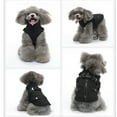 thumbnail image 5 of Pet chest and back style dog clothing zipper jacket pet dog winter clothing, chest strap design pet dog coat outdoor small dog warm clothing small and medium-sized dog clothing, 5 of 6