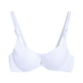thumbnail image 3 of ATENAR Womens Bras,Push Up Bra,Supportive Bras for Women,Soft,Stretch Fabric,Solid,Polyester,White,M, 3 of 4