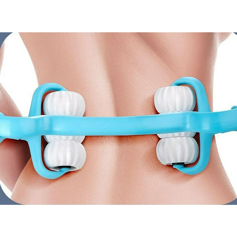 6-wheel Manual Neck Massager, Handheld Grip Neck Kneading