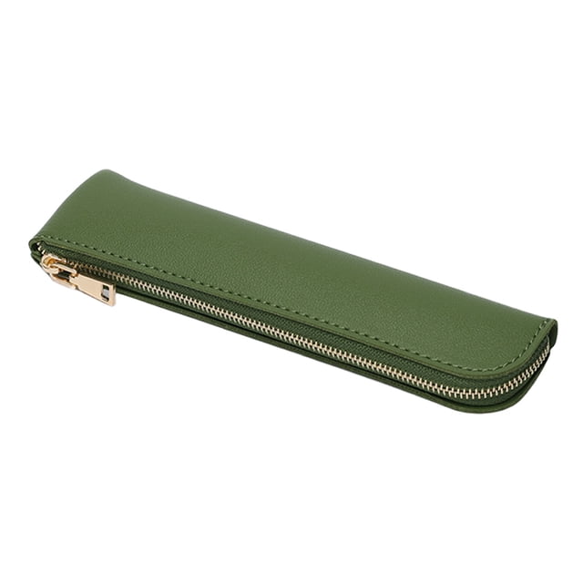 Protector de bolsillo para bolígrafo, estuche organizador de cuero sintético para bolígrafo, bolsillo multiusos para bolígrafos, 20 x 4,5 cm