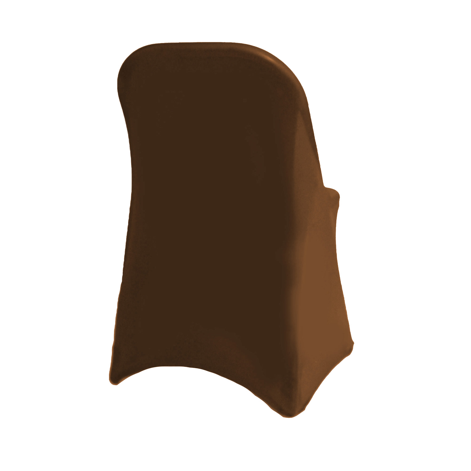 Your Chair Covers - Spandex Folding Chair Cover Chocolate Brown for Wedding, Party, Birthday, Patio, etc. - image 2 of 3