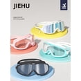 thumbnail image 2 of Swimming Goggles JIEHU Adults Waterproof Swim Diving Mask Eyewear UV Anti Fog Adjustable Oculos Espelhado Pool Water Sport Glasses, 2 of 7