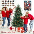 thumbnail image 4 of 2025 Christmas Advent Calendar Chicken with Santa Hats, 24 Days Countdown Calendar with 2D Hanging Ornaments, Funny Chicken Tree Decor for Kids Toddlers Xmas Gifts, 4 of 8