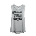 thumbnail image 1 of Mimosa Instant Brunch Women's Fashion Sleeveless Muscle Tank Top Tee Sport Grey 2X-Large, 1 of 4