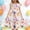A293 Multicolor, variant on Xdegoge Kids Girls's Easter Bunny Carrot Dress Midi Tiered A Line Crewneck Ruffle Sleeve Tween Summer Sundress Flowy Flattering Lightweight Casual Holiday Theme Party Wear for Teen