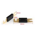 thumbnail image 2 of Fuse Fuse 30A500A AMP Gold Plated Blade Fuses 2PCS Fuses Connector(450A), 2 of 4