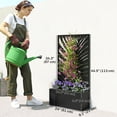 thumbnail image 3 of Outsunny Garden Box with Privacy Panel, Outdoor Planter Box for Garden, 3 of 10