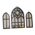 thumbnail image 3 of 3 Pieces Gothic Wall Mirrors Baroque Wall Mirrors Rustic Arched Wall Mirrors C, 3 of 8
