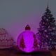 thumbnail image 5 of 23" Inflatable Christmas Ball PVC Inflatable Decorated Ball Large Holiday Inflatables Outdoor Decorations Xmas Blow up Yard Decor Giant Ornaments for Year Festive Christmas Themed Party Decor, 5 of 6