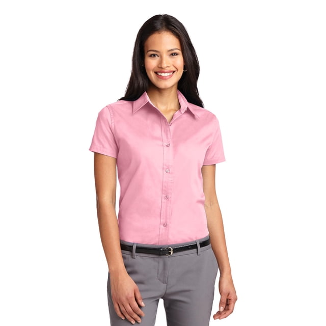 Port Authority Chemise à Manches Courtes pour Femmes Entretien Facile L508