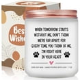 thumbnail image 2 of MINSUI-Dog Memorial Gifts for Loss of Dog, Pet Loss Gifts, Sympathy Candle, Passed Away Condolence Bereavement Remembrance Grief Present for Pet Lovers Friends Families - Lavender Scented Candle, 2 of 3