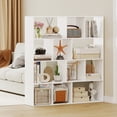 thumbnail image 4 of Gymax Open Shelf Bookcase w/12 Storage Compartments 2 Anti-Tip Kits for Living Room, 4 of 10