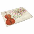 thumbnail image 2 of MKHERT Funny A Cello Instrument with Colorful Music Notes Doormat Rug Home Decor Floor Mat Bath Mat 30x18 inch, 2 of 3