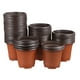 thumbnail image 5 of 100 macetas de plástico para flores, soportes para plantas, macetas sencillas para el hogar, macetas para plantas de jardín., 5 of 7