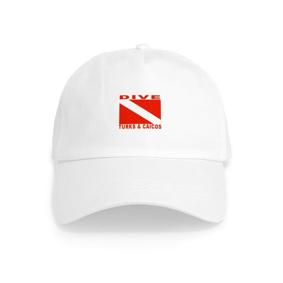 CafePress - Dive Turks & Caicos Cap - Adjustable 100% Brushed Unisex Casual Cotton Baseball Cap, Beige, 1