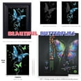 thumbnail image 5 of Noctilucent Scratch Rainbow Painting Art Paper Scratch Painting Art Set for Kids & Adults Creative Scratch Decorative Painting with 5 Tools (Butterflies& Blue Whales), 5 of 7