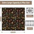 thumbnail image 3 of Picnic Blanket Waterproof Picnic Beach Blanket Waterproof Sandproof Foldable Portable Travel Large Mushroom Picnic Blanket for Outdoor Camping,Beaches,Parks -Mushroom 80" X 80", 3 of 6