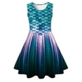 thumbnail image 2 of Esaierr Girls Sleeveless Dresses for Kids Toddler,Little Big Casual Swing Sundress Fashion Skirt Pullover Party Dresses Teen Summer Printed Dress Clothes,Size 4-13Years, 2 of 7