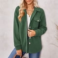 thumbnail image 2 of Vedolay Blazer Jackets for Women Plus Size Long Sleeve Open Front Draped Blazer Jacket Green,S, 2 of 5