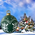 thumbnail image 4 of AMERTEER 60cm Inflatable Christmas Ball with Light Glow Giant Atmosphere Ball Home Garden, 4 of 8