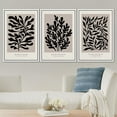thumbnail image 2 of PixonSign Framed Canvas Print Wall Art Set French Retro Art Deco Flower Plants Nature Wilderness Illustrations Modern Art Minimalism Decorative for Living Room, Bedroom, Office - 24"x36"x3 White, 2 of 5