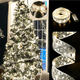 thumbnail image 5 of Cadena de luces LED con cinta navideña, adornos navideños, decoración para árbol de Navidad, colgante, regalo, cinta de doble capa bronceada, 5 of 5