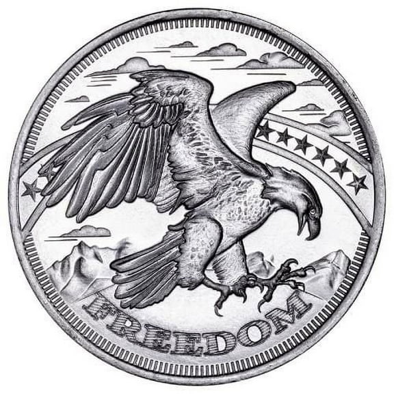 1 oz SD Bullion Silver Freedom Round
