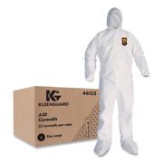 Ansell ANS46122 KleenGuard A30 Coveralls - Medium - White - 25 Count