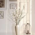 thumbnail image 7 of 4Pcs White Cherry Blossom Branches Faux Long Stem Artificial Flowers for Spring Summer Indoor Wedding Home Office Bedroom Party Table Centerpieces Decor, 7 of 7