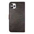 thumbnail image 1 of Funda tipo cartera de diseño piel de cocodrilo para iPhone 11 Pro max Café Solozen Funda tipo cartera, 1 of 3