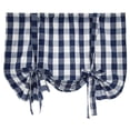 thumbnail image 1 of Cortina de ventana rural Sunnimix Azul 60x120cm atar cortinas, 1 of 8