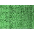 thumbnail image 1 of Ahgly Company Indoor Rectangle Oriental Emerald Green Industrial Area Rugs, 3' x 5', 1 of 4