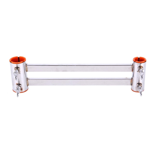 S SERENABLE Fishing Umbrella Stand Adjustable Sturdy Bracket Compact Umbrella Rod Holder Double Tube