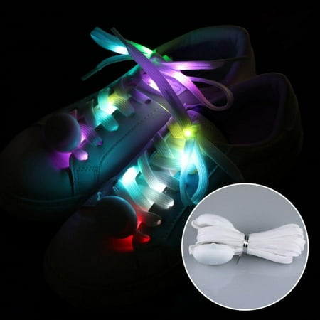 

Christmas sale! LED Light Up Shoe Laces Nylon LED Shoelaces with Flashing Shoe Laces for Party Favors Hip-hop Dancing Cycling Hiking Skating