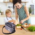 thumbnail image 2 of Guanhe School Lunch essentials Lunch Bag Lunch Box Insulated Lunch Tote Bag High Capacity for Travel Work Picnic Beach, 2 of 8