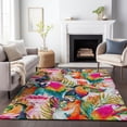 thumbnail image 6 of Addison Rugs Mayfield Washable Tropical Tropical Birds Multi Rectangle Rug, 10' x 14', 6 of 6