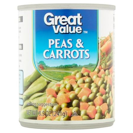 Wal - mart Stores, Inc. Great Value Peas & Carrots 8.5 Oz