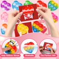 thumbnail image 3 of Juego de 30 llaveros con forma de corazón para niños, regalos para el día de San Valentín, 3 of 7