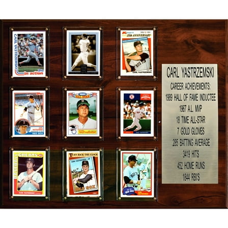 Carl Yastrzemski Boston Red Sox 15'' x 18'' Plaque