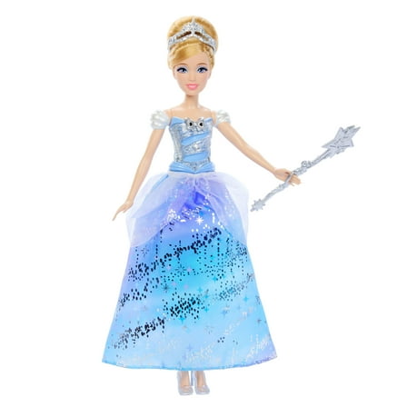 Disney Princess Enchanted Ballgown Cinderella Fashion Doll with Lights & Sounds, Inspired by Movie