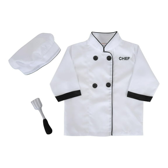Kaplan Early Learning Company Chef Costume - Dramatic Play Dress-Up Garment